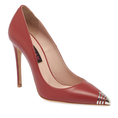Kırmızı Deri Kadın Stiletto - K24I1AY67390-R34 - 1
