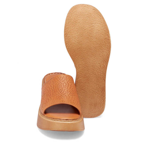 Taba Hakiki Deri Kadın Terlik - K24Y1TR67218-A29 - 4