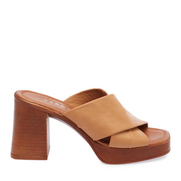 Taba Hakiki Deri Kadın Terlik - K24Y1TR67238-A29 - 1