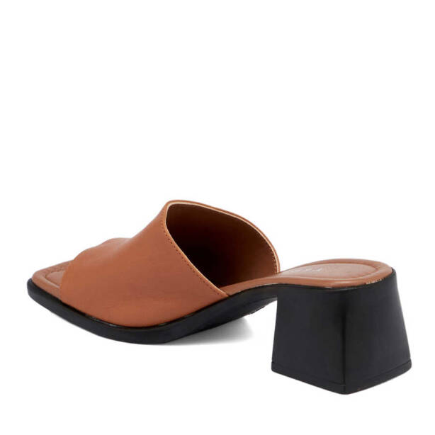 Taba Hakiki Deri Kadın Terlik - K24Y1TR67242-A29 - 3