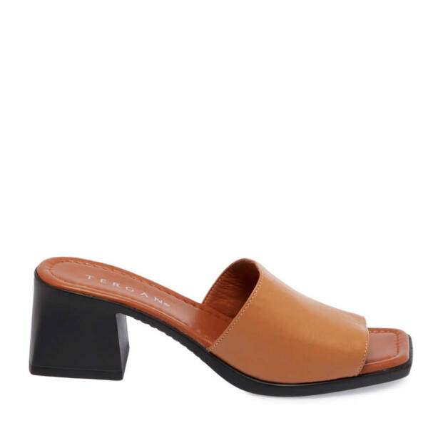 Taba Hakiki Deri Kadın Terlik - K24Y1TR67242-A29 - 1