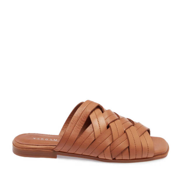 Taba Deri Kadın Terlik - K24Y1TR67421-A29 - 3