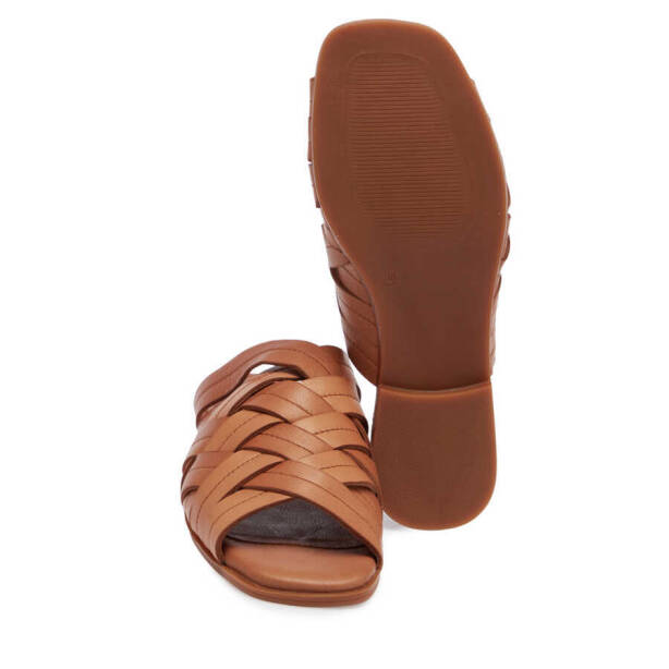 Taba Deri Kadın Terlik - K24Y1TR67421-A29 - 4