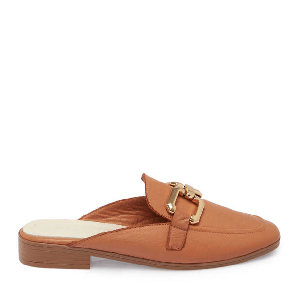 Taba Hakiki Deri Kadın Terlik - K24Y1TR67459-L8R - 1