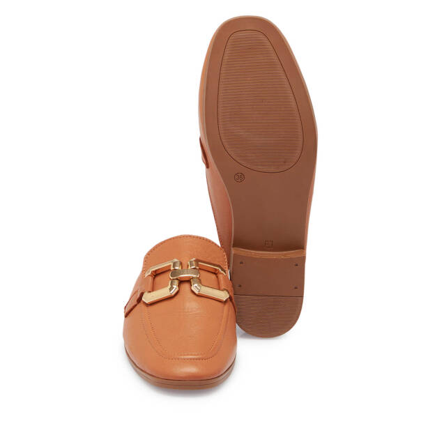 Taba Hakiki Deri Kadın Terlik - K24Y1TR67459-L8R - 4