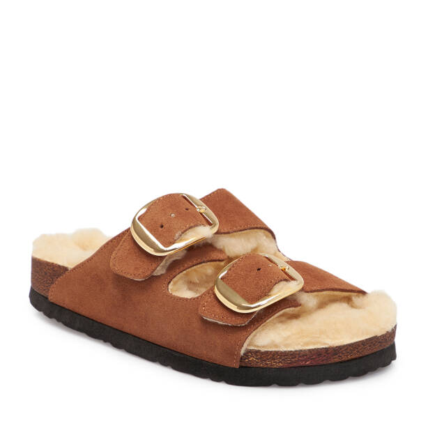 Taba Hakiki Deri Kadın Terlik - K25S1TR68375-K59 - 1