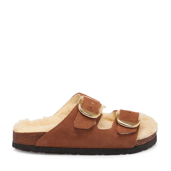 Taba Hakiki Deri Kadın Terlik - K25S1TR68375-K59 - 3