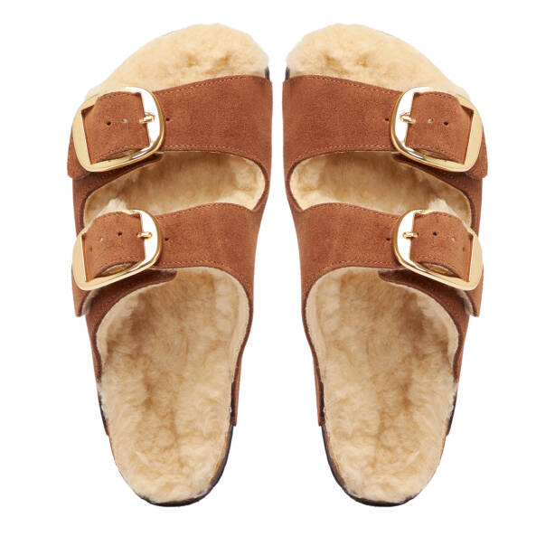 Taba Hakiki Deri Kadın Terlik - K25S1TR68375-K59 - 5