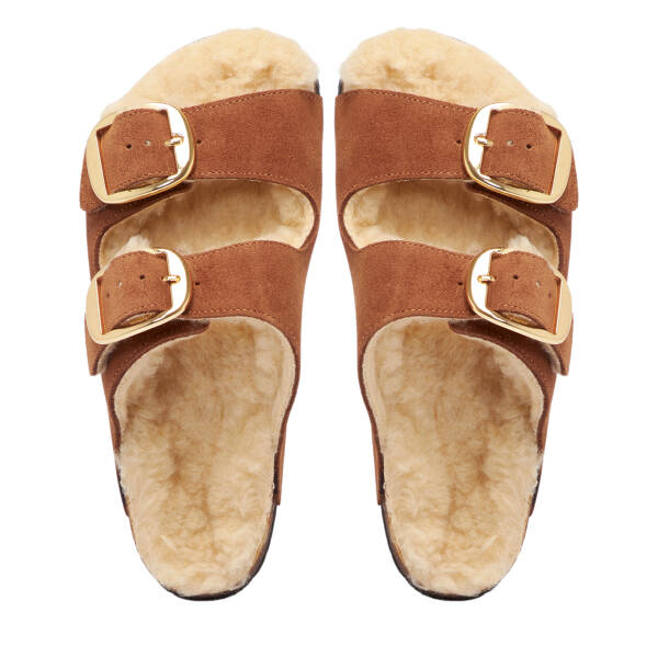 Taba Hakiki Deri Kadın Terlik - K25S1TR68375-K59 - 5