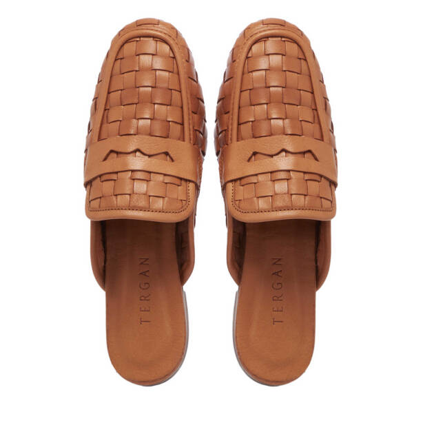 Taba Hakiki Deri Kadın Terlik - K25Y1TR67963-L8R - 5