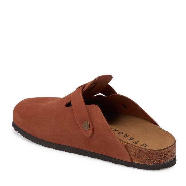 Taba Hakiki Deri Kadın Terlik - K25Y1TR68000-G99 - 3