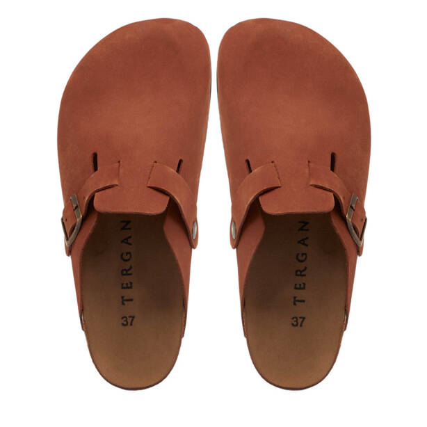 Taba Hakiki Deri Kadın Terlik - K25Y1TR68000-G99 - 5