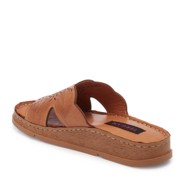 Taba Hakiki Deri Kadın Terlik - K25Y1TR68007-A29 - 3