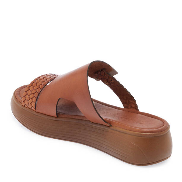 Taba Hakiki Deri Kadın Terlik - K25Y1TR68066-A29 - 3