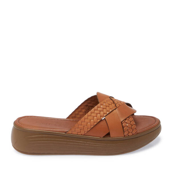 Taba Hakiki Deri Kadın Terlik - K25Y1TR68071-A29 - 1