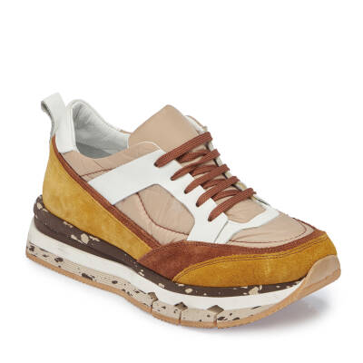  Taba Deri-Tekstil Erkek Sneaker - E23S1AY56586-A29 - 1