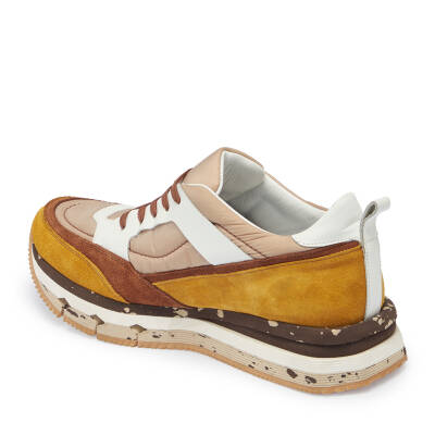  Taba Deri-Tekstil Erkek Sneaker - E23S1AY56586-A29 - 2