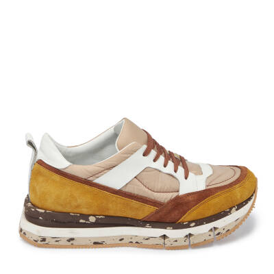  Taba Deri-Tekstil Erkek Sneaker - E23S1AY56586-A29 - 3