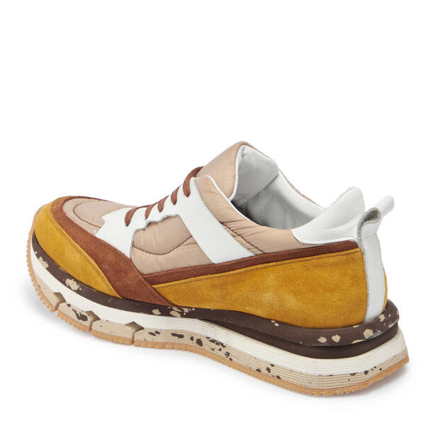 Taba Deri - Tekstil Erkek Sneaker - E24I1AY56822-A29 - 3