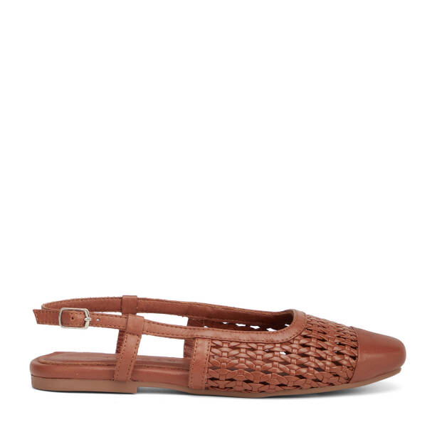 Taba Deri-Tekstil Kadın Babet - K26I1BB68438-L8R - 1