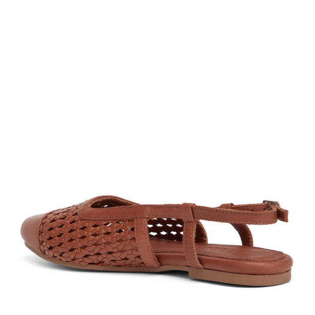 Taba Deri-Tekstil Kadın Babet - K26I1BB68438-L8R - 4