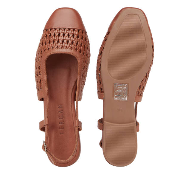 Taba Deri-Tekstil Kadın Babet - K26I1BB68438-L8R - 6