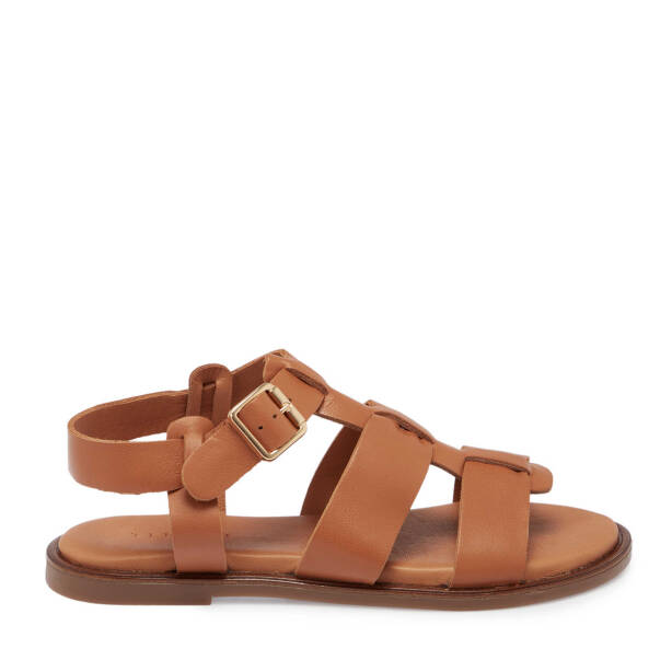 Taba Deri - Tekstil Kadın Sandalet - K25Y1SN68111-L8R - 1