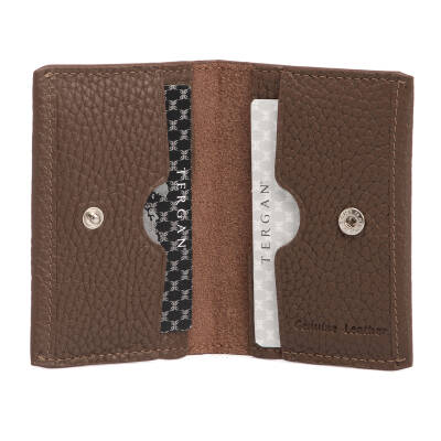  Taba Deri Unisex Kredi Kartlık - S1KK00000266-B67 - 2