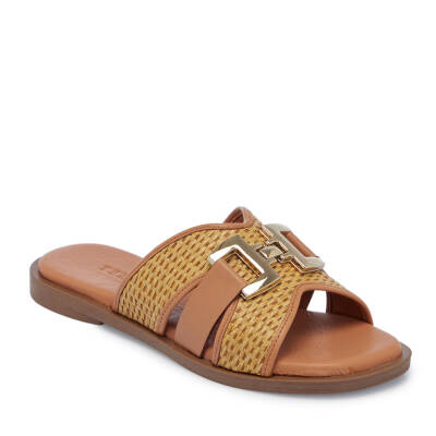 Taba Deri-Vegan Kadın Terlik - K25Y1TR67962-L8R - 1