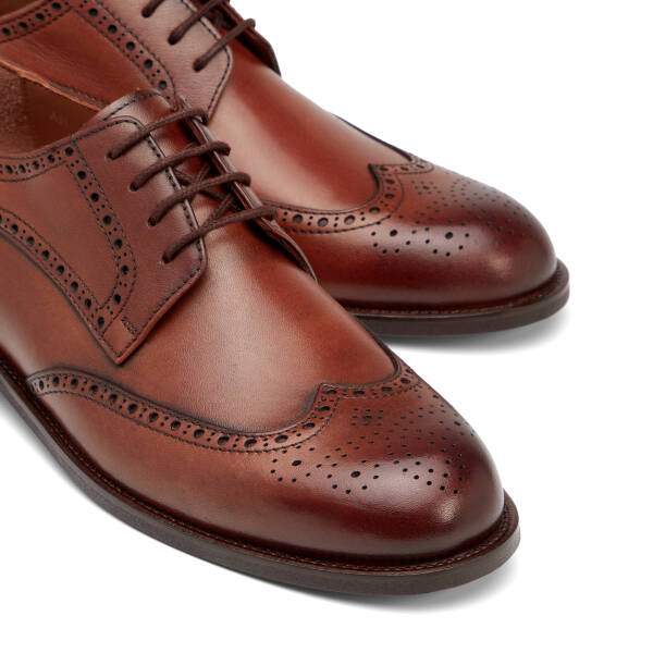 Taba Hakiki Deri Erkek Klasik Ayakkabı - E26I1AY57678-A37 - 3