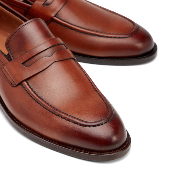 Taba Hakiki Deri Erkek Klasik Ayakkabı - E26I1AY57680-A37 - 3