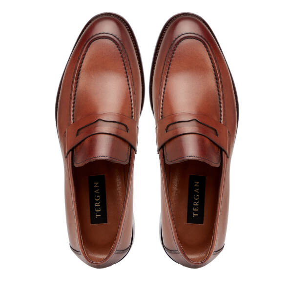 Taba Hakiki Deri Erkek Klasik Ayakkabı - E26I1AY57680-A37 - 5