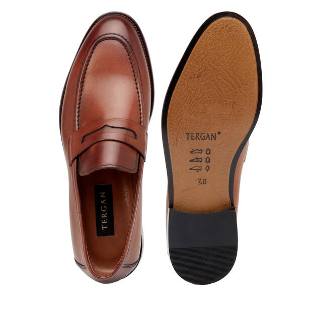 Taba Hakiki Deri Erkek Klasik Ayakkabı - E26I1AY57680-A37 - 6