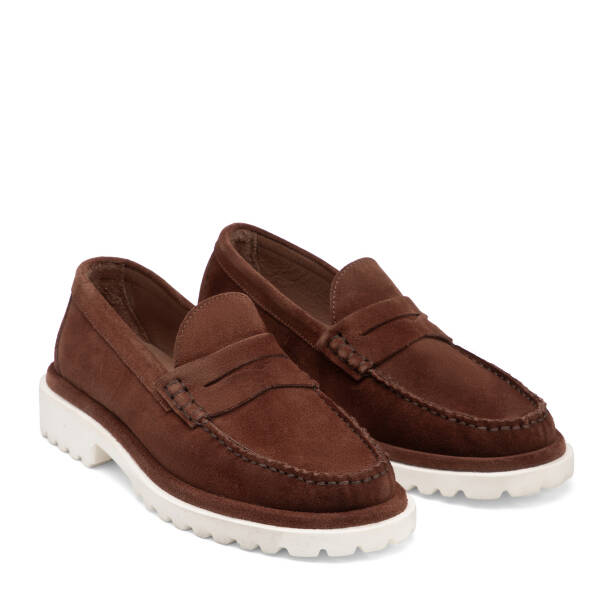Taba Hakiki Deri Erkek Loafer - E26I1AY57724-K59 - 2