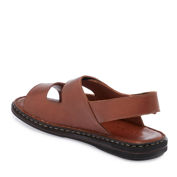 Taba Hakiki Deri Erkek Sandalet - E26Y1SN57605-A29 - 3
