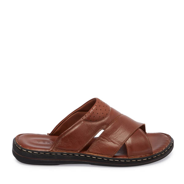 Taba Hakiki Deri Erkek Terlik - E26Y1TR57604-A29 - 1