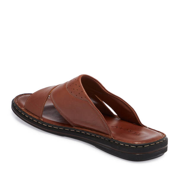 Taba Hakiki Deri Erkek Terlik - E26Y1TR57604-A29 - 3