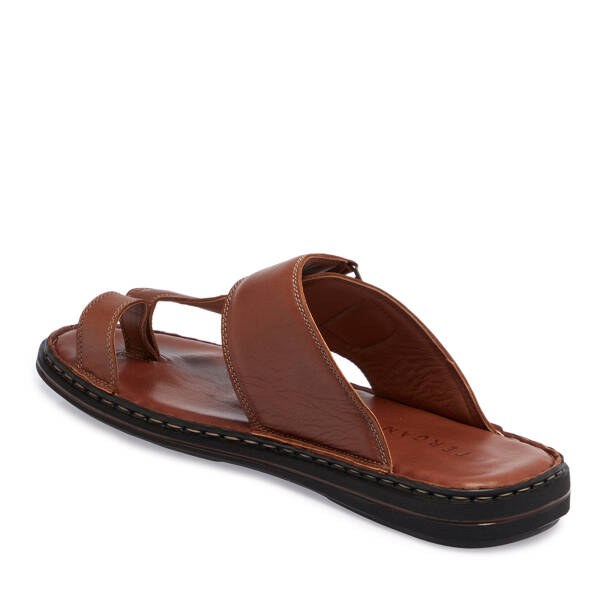 Taba Hakiki Deri Erkek Terlik - E26Y1TR57606-A29 - 3