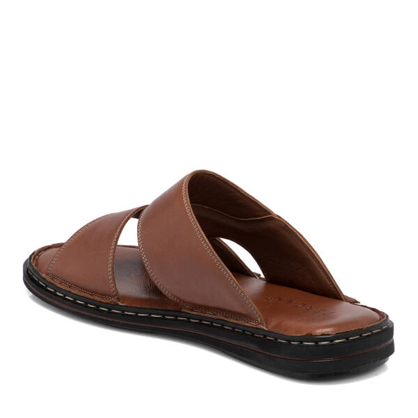 Taba Hakiki Deri Erkek Terlik - E26Y1TR57607-A29 - 3