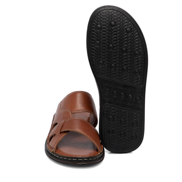 Taba Hakiki Deri Erkek Terlik - E26Y1TR57607-A29 - 4