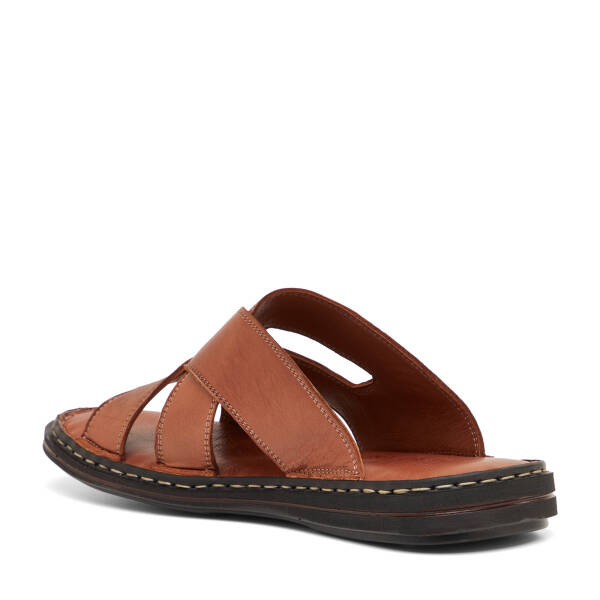 Taba Hakiki Deri Erkek Terlik - E26Y1TR57610-A29 - 4