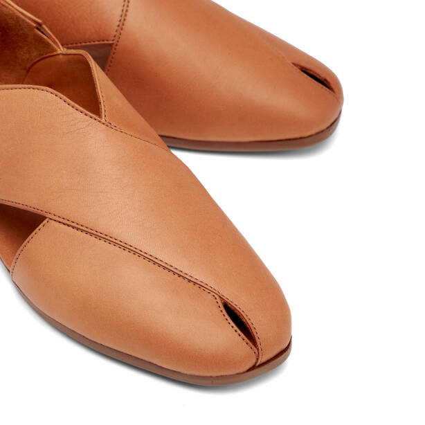 Taba Hakiki Deri Kadın Casual Ayakkabı - K26I1AY68457-A29 - 3