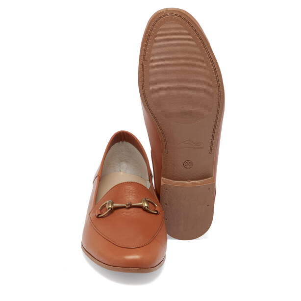 Taba Hakiki Deri Kadın Loafer - K26I1AY68408-A29 - 4