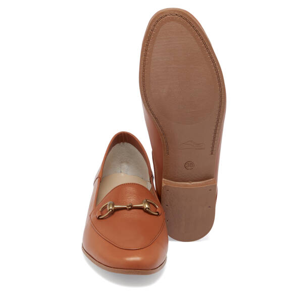 Taba Hakiki Deri Kadın Loafer - K26I1AY68408-A29 - 4