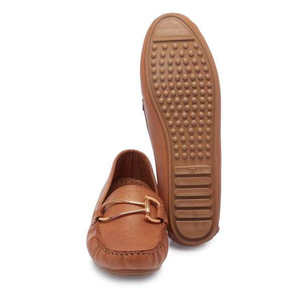 Taba Hakiki Deri Kadın Loafer - K26I1AY68456-A29 - 4
