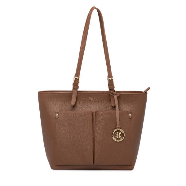 Taba Hakiki Deri Kadın Omuz Çantası - S25K1BC80529-B67 - 1