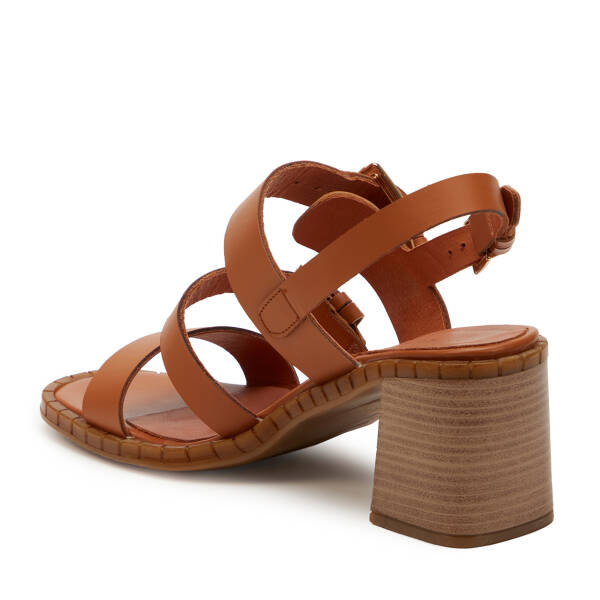 Taba Hakiki Deri Kadın Sandalet - K25Y1SN68018-A29 - 3