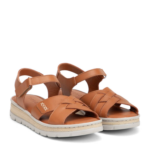 Taba Hakiki Deri Kadın Sandalet - K26Y1SN68373-A29 - 2
