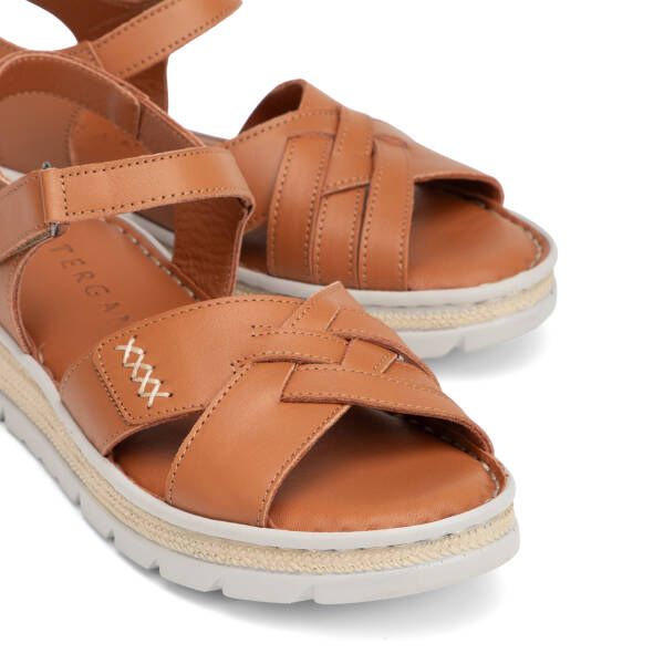 Taba Hakiki Deri Kadın Sandalet - K26Y1SN68373-A29 - 3