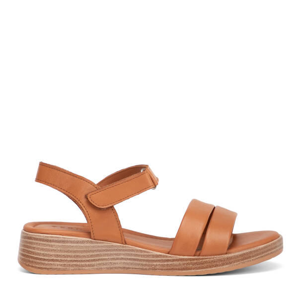 Taba Hakiki Deri Kadın Sandalet - K26Y1SN68410-A29 - 1